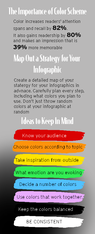 Color scheme infographic