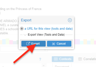 Export URL