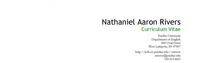 Nathaniel's CV Header