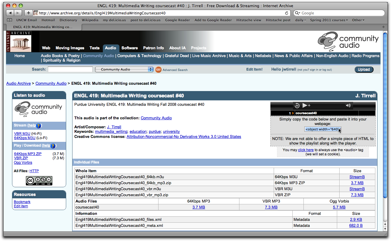 Embed code