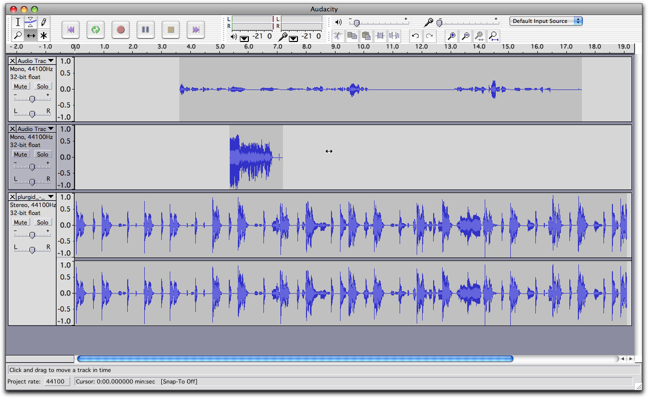 Audacity align