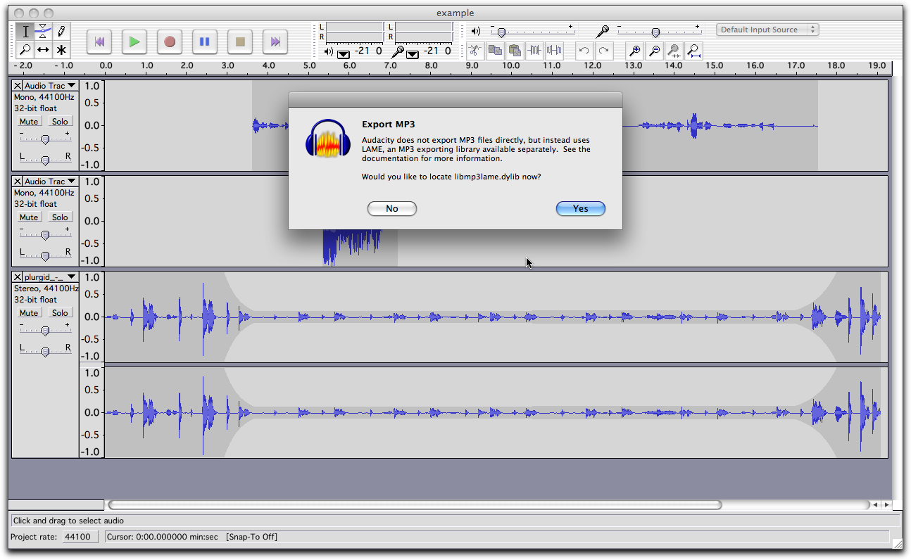 Audacity LAME